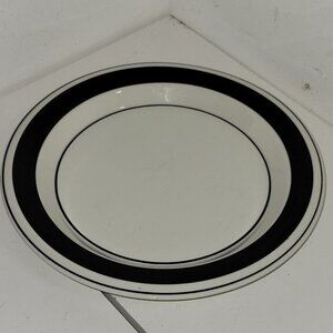 Arabia of Finland Faenza Black & White Dinner Plate